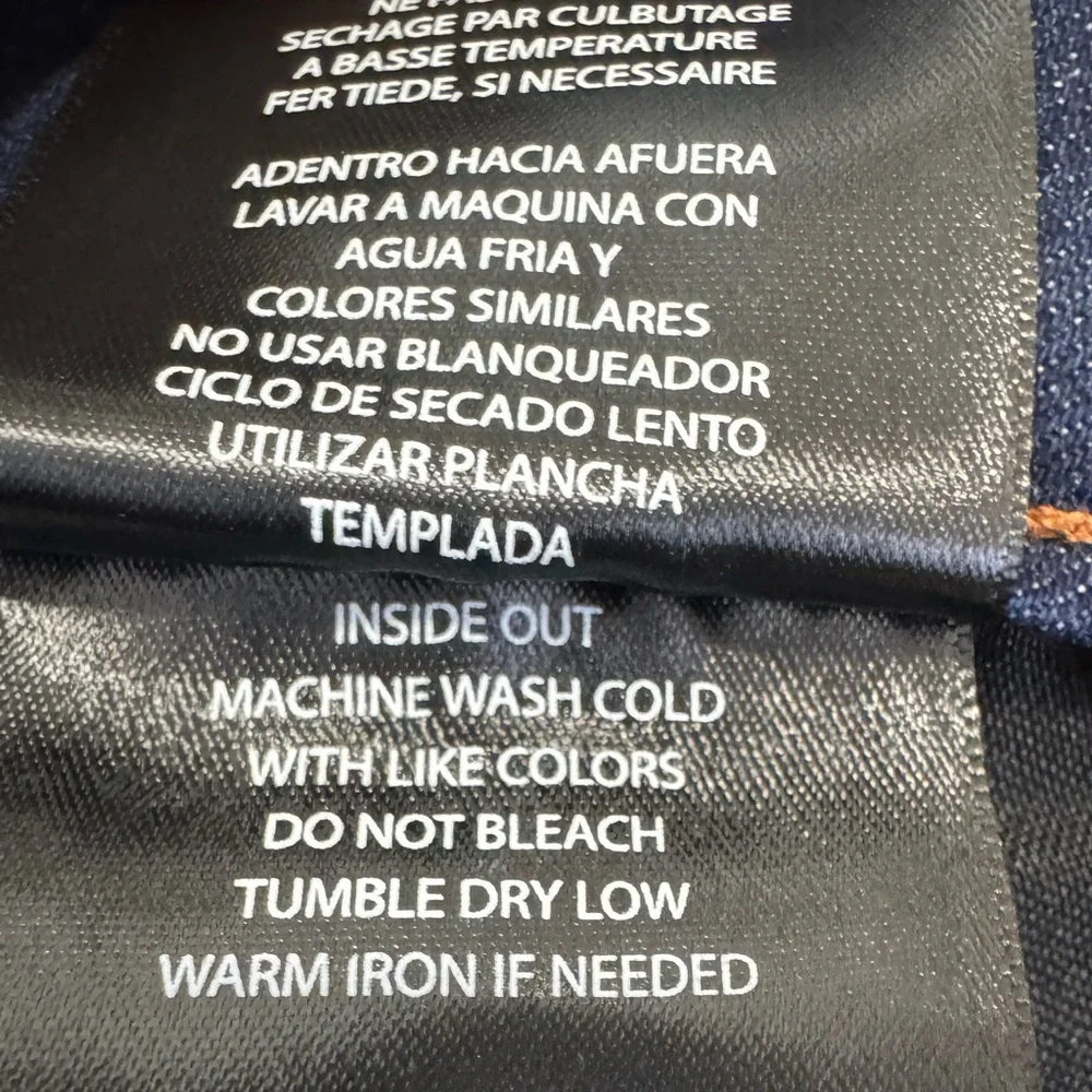 Tahari Women's Amelia Button Fly Skinny Blue Jeans Sz 24W - Picture 11 of 16